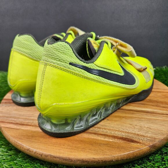 Nike Romaleos 2 Volt Yellow Weightlifting Gym Shoes Straps Men’s Size 10.5 - Picture 2 of 16